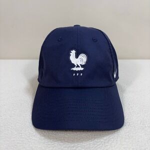 Nike Heritage 86 FFF France Hat Men's One Size Navy Football Rooster Soccer